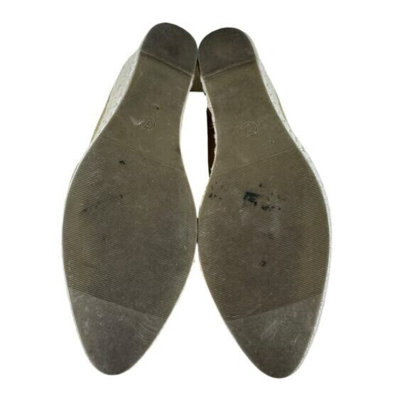 Ruanyu Tan Camel Canvas Espadrille Slip On Wedge Heels Women's Size 7 - Picture 7 of 7